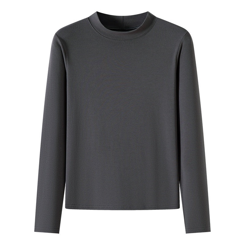 Half Turtleneck Bottoming Shirt Women's Autumn And Winter New Western Style